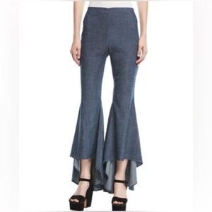 ALICE + OLIVIA Jinny High-Low Flare-Leg Boho Pants